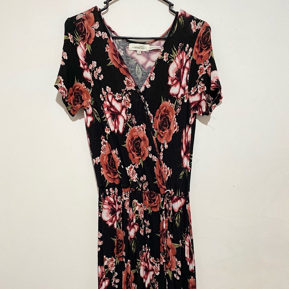 Floral Maxi Dress Slit